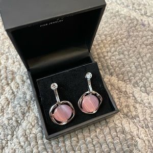 Pink Diamond Earrings